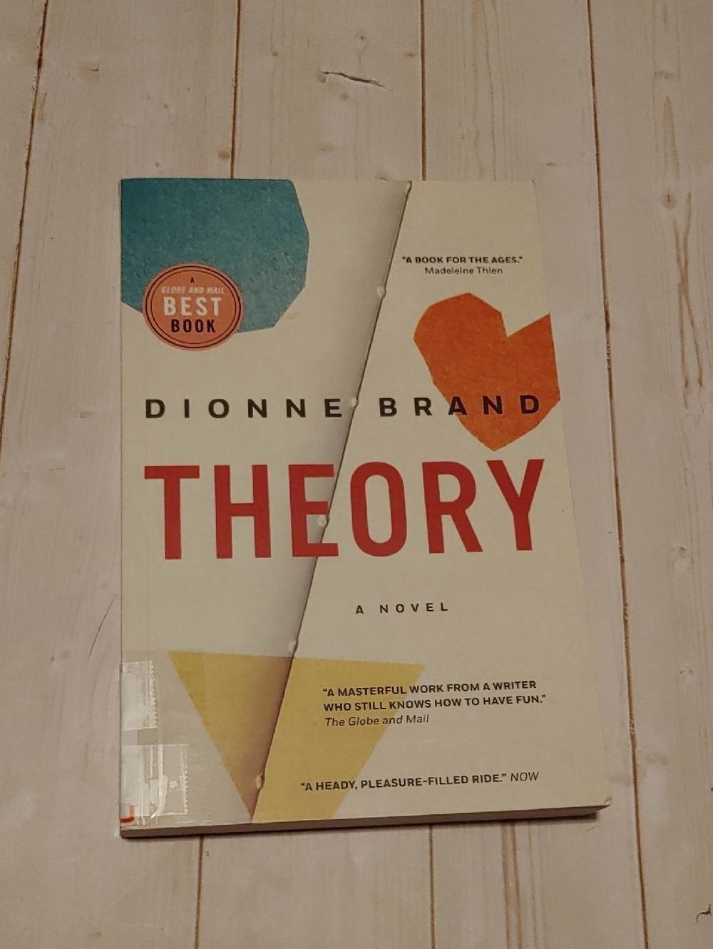 Theory Adult Fiction Book By Dionne Brand